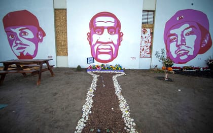 In Salt Lake City, murals memorializing George Floyd, Breonna Taylor and others come tumbling down